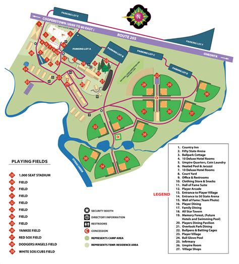 cooperstown all star village map.